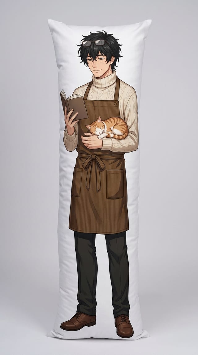 Gentle bookshop owner